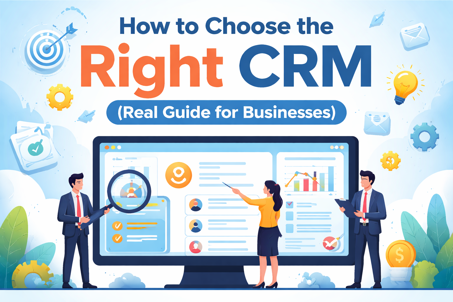 How to Choose the Right CRM (Real Guide for Businesses)